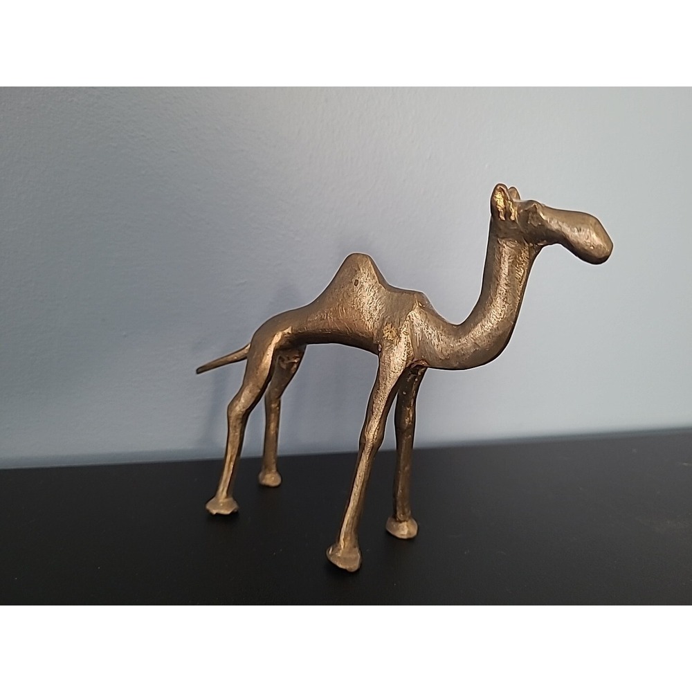 Brass Skinny Camel One Hump Nativity Christmas - Picture 3 of 7